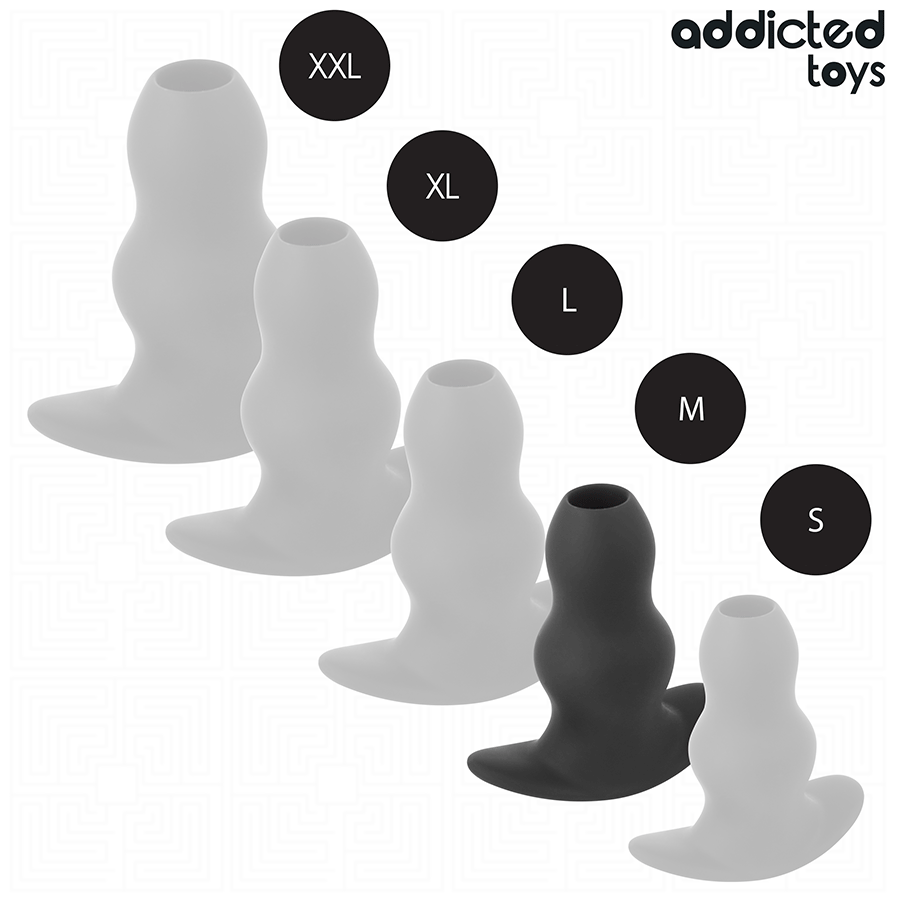 Addicted Toys-Analplug Silikon-Kavitation, Abmessungen M 9.6 cm · Sextoys (Bild 5)