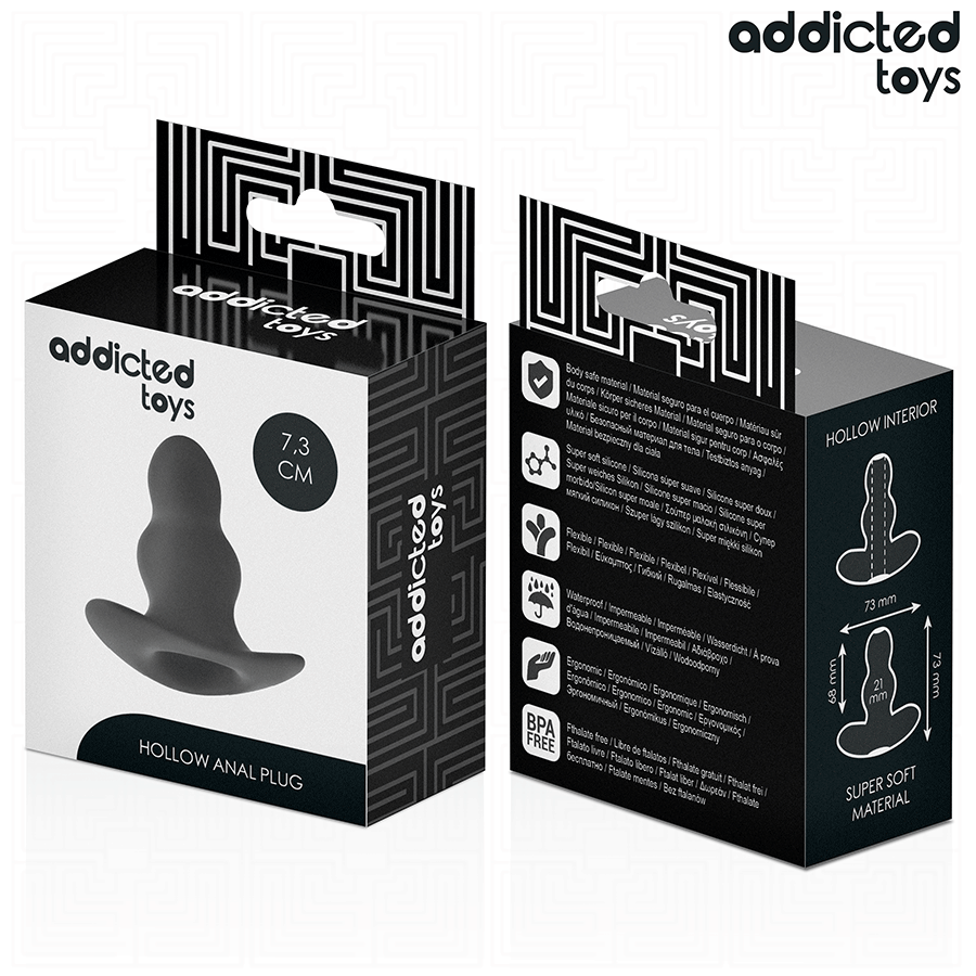 Addicted Toys-Analplug Silikonleer, Größe S 7.3 cm · Sextoys (Bild 7)