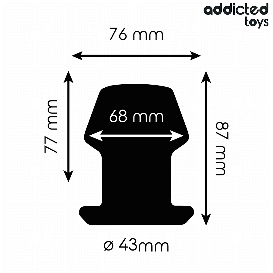 Addicted Toys-Analplug Ultravakuumsilikon, M 8.7 cm · Sextoys (Bild 4)