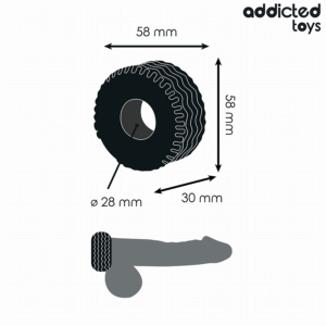 Addicted Toys-Penisring Extra Gross · Sextoys (Bild 5)