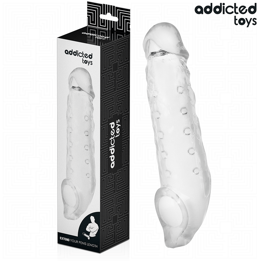 Addicted Toys-Transparent-Erweiterung für Penis, Größe S 23 cm · Sextoys (Bild 2)