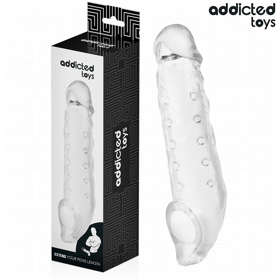 Addicted Toys-Penishülle Transparent für Penis M 27 cm · Sextoys (Bild 2)