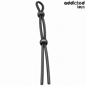 Addicted Toys-Silikonband mit doppelter Schlaufe für den Penis