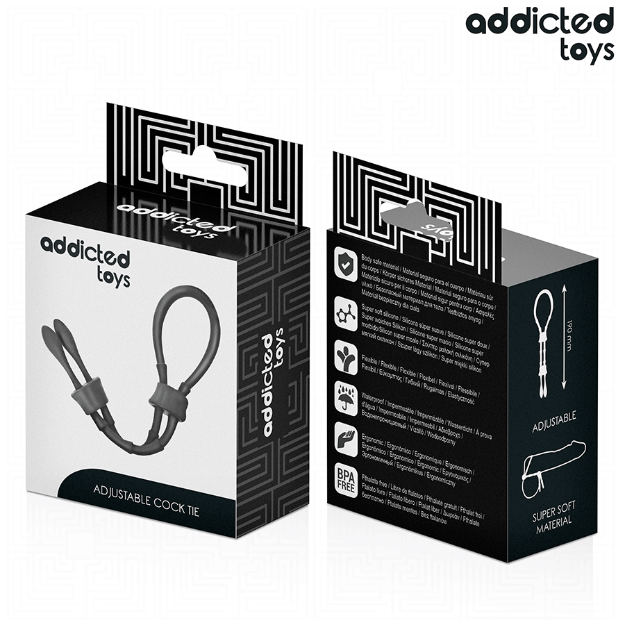 Addicted Toys-Silikon-Kabel verstellbar für den Penis · Sextoys (Bild 7)