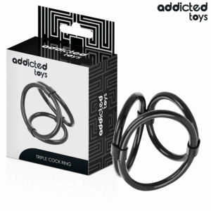 Addicted Toys-Dreifach Ring für den Penis · Sextoys (Bild 6)