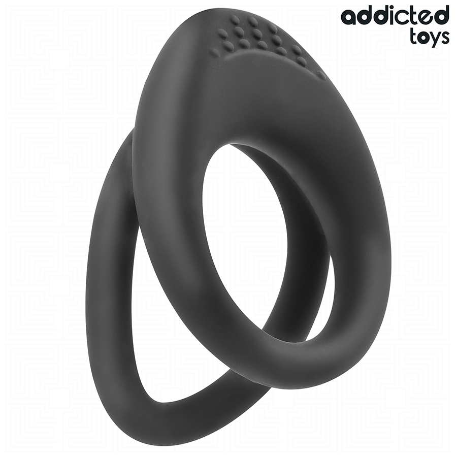 Addicted Toys-Doppelte strukturierte Ring für den Penis · Sextoys