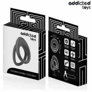 Addicted Toys-Doppelte strukturierte Ring für den Penis · Sextoys (Bild 6)
