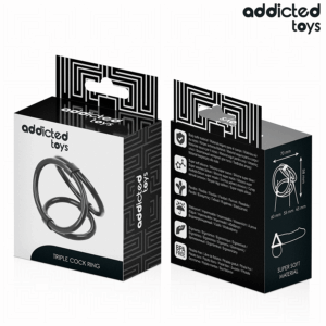 Addicted Toys-Dreifach Ring für den Penis · Sextoys (Bild 7)