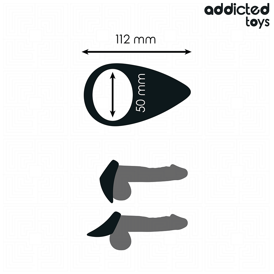 Addicted Toys-Penisring in Tränenform · Sextoys (Bild 5)