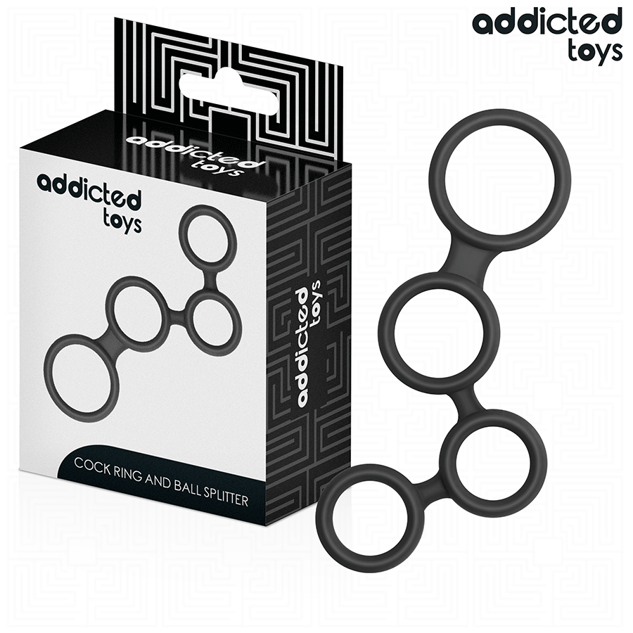 Addicted Toys-Penisring mit Hodentrennern · Sextoys (Bild 2)