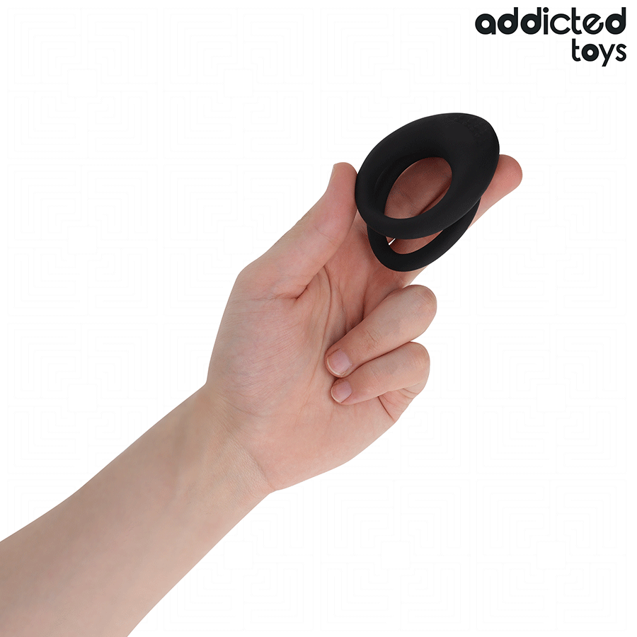 Addicted Toys-Doppelte strukturierte Ring für den Penis · Sextoys (Bild 3)