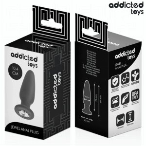 Addicted Toys-Analplug mit Silikon Juwel M 10.4 cm · Sextoys (Bild 3)