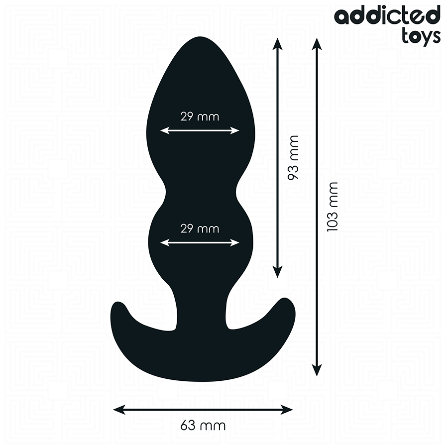 Addicted Toys-Analplug Silikon Größe S 10.3 cm · Sextoys (Bild 4)