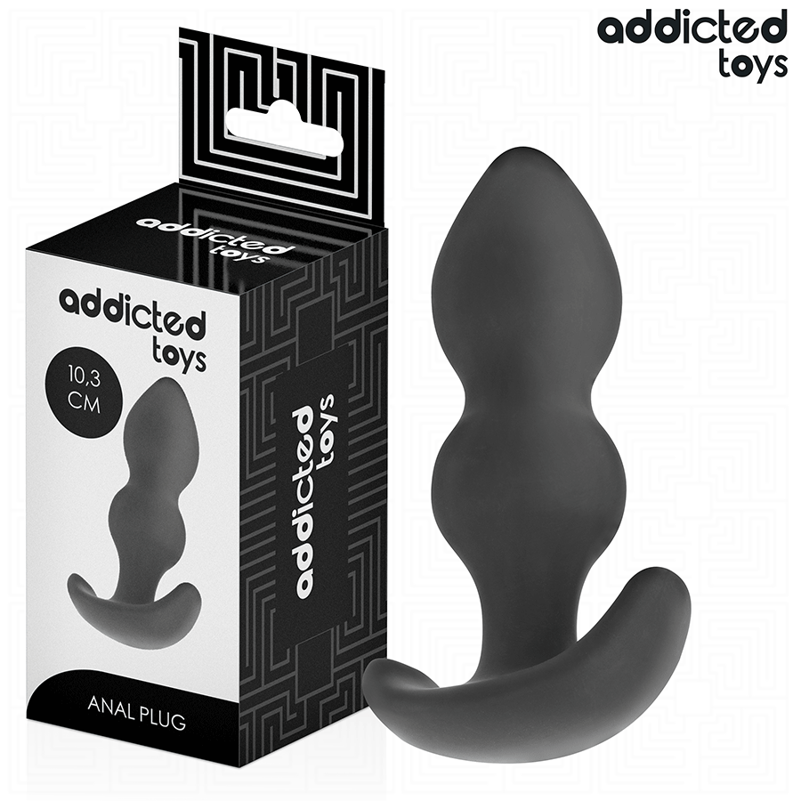 Addicted Toys-Analplug Silikon Größe S 10.3 cm