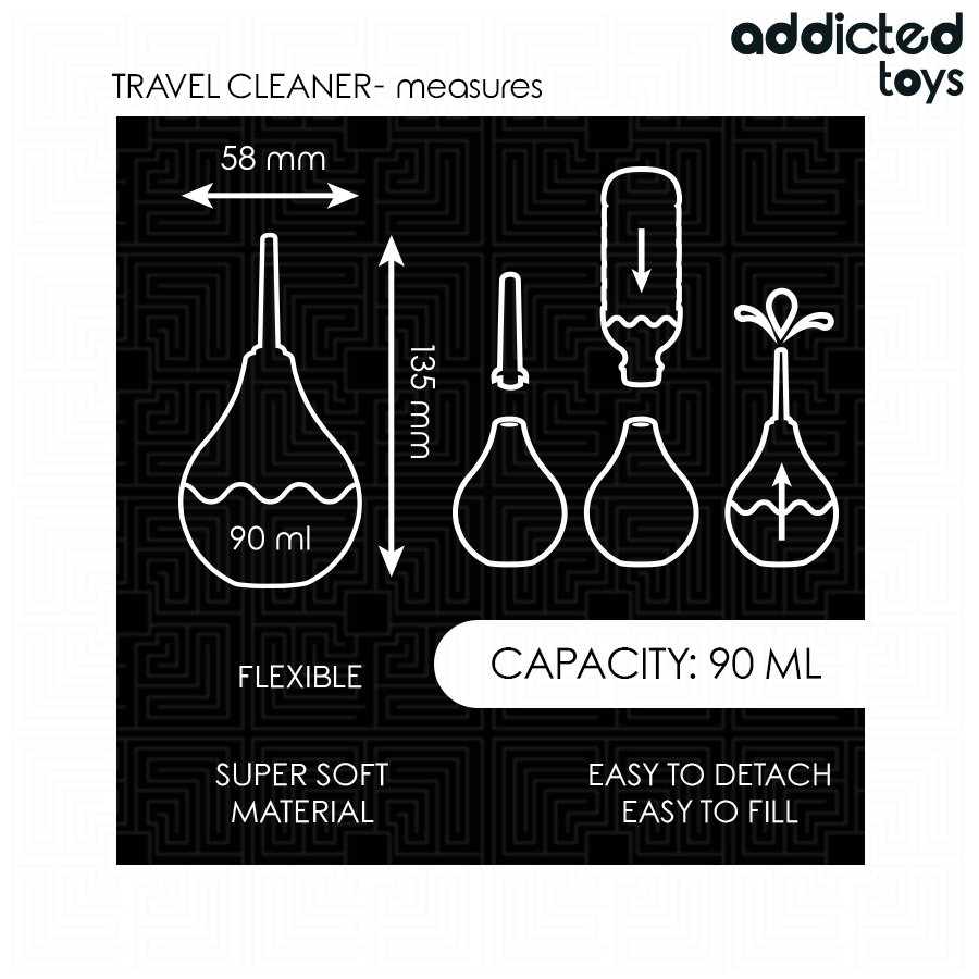 Addicted Toys-Anal-Reisebewässerung Größe S 90 ml · Sextoys (Bild 2)