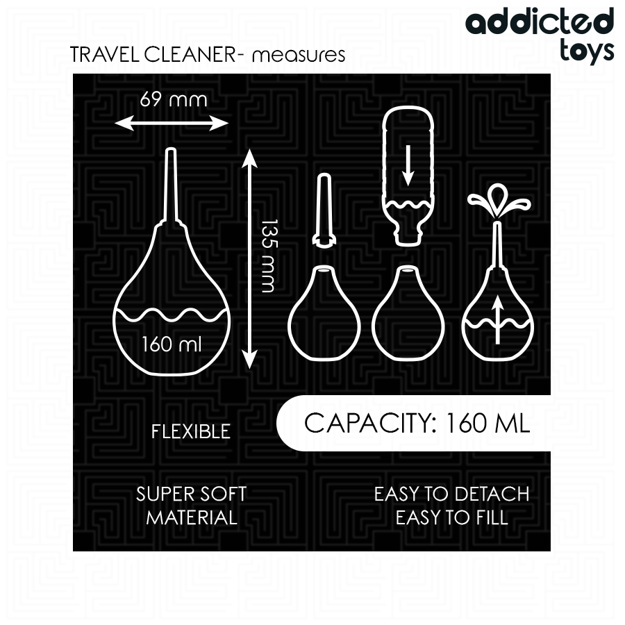 Addicted Toys-Anal-Reisebewässerer M-160 ml · Sextoys (Bild 3)