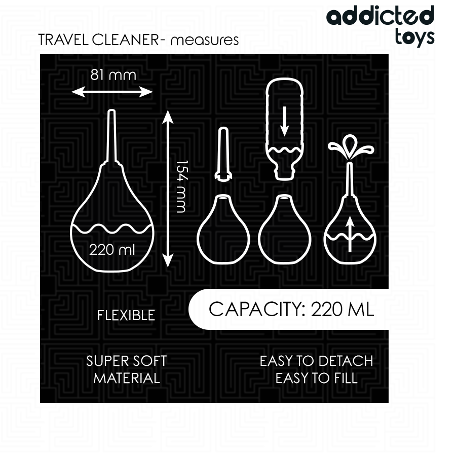 Addicted Toys-Anal-Reisebewässerer Größe L, 220 ml · Sextoys (Bild 5)