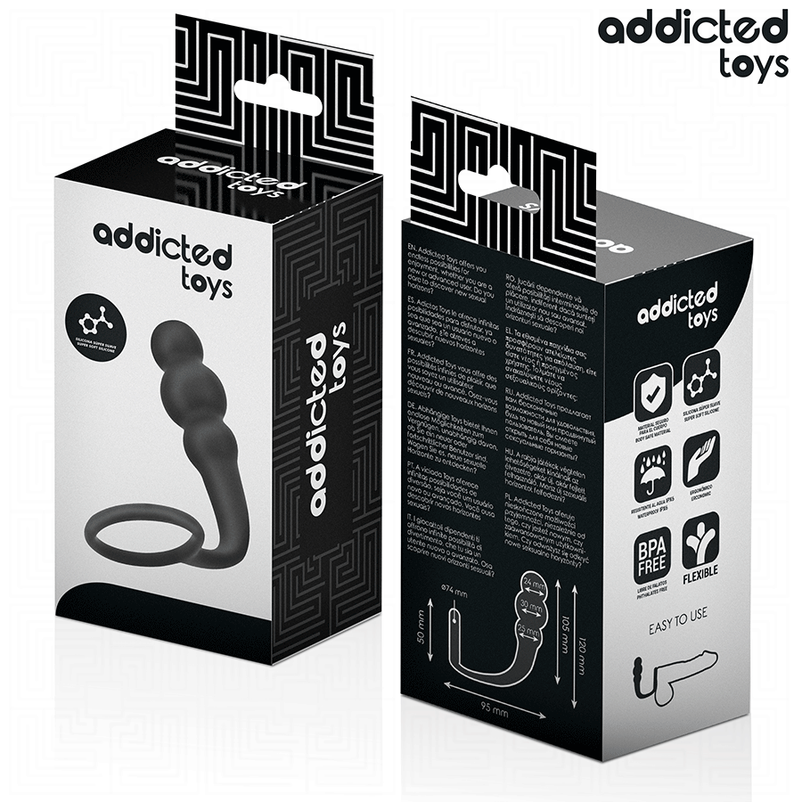 Addicted Toys-Analplug mit Silikonring Modell 1 · Sextoys (Bild 6)