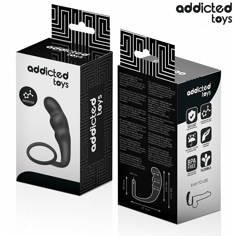 Addicted Toys-Analplug mit Silikonring Modell 4 · Sextoys (Bild 6)