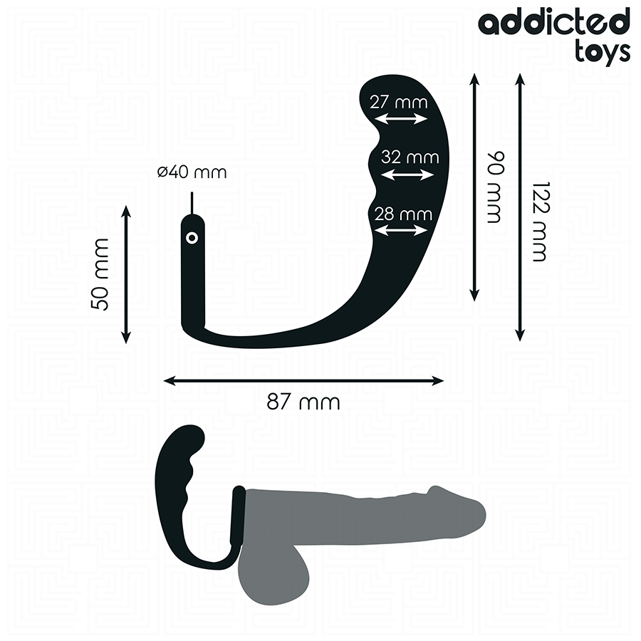 Addicted Toys-Analplug mit Silikonring Modell 4 · Sextoys (Bild 4)