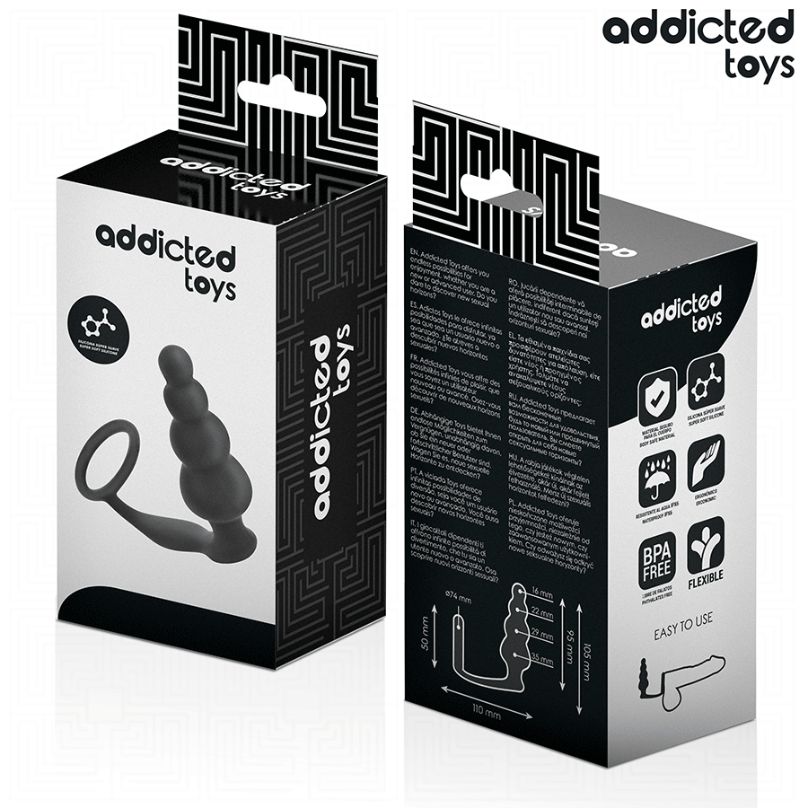 Addicted Toys-Analplug mit Silikon-Ring Model 5 · Sextoys (Bild 6)