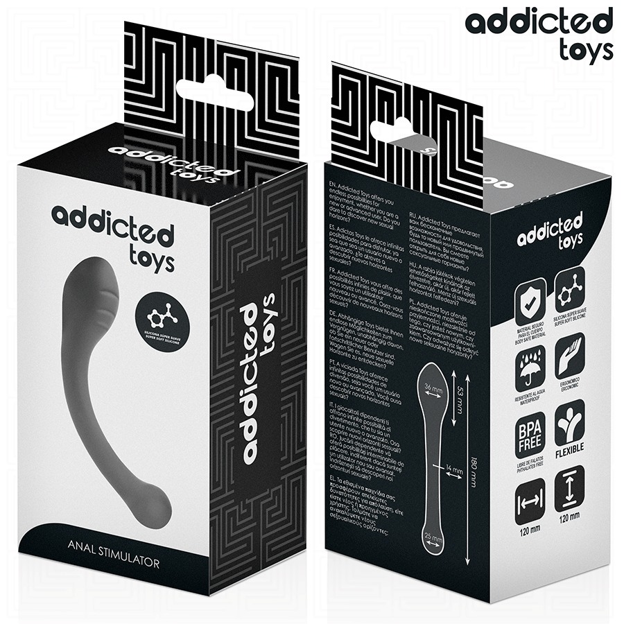 Addicted Toys-Anal Stimulator Silikon 18 cm · Sextoys (Bild 2)