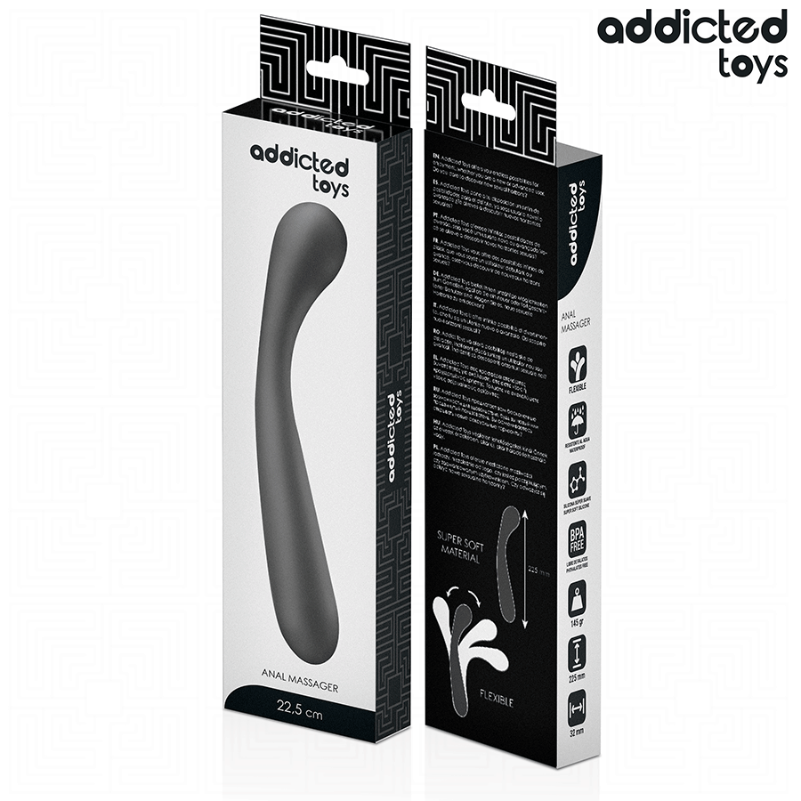 Addicted Toys-Stimulator anal doppelsilikon 22,5 cm · Sextoys (Bild 6)