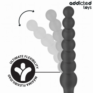 Addicted Toys-Doppel anal Massagegerät aus Silikon 24 cm · Sextoys (Bild 3)