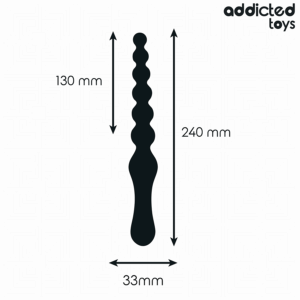 Addicted Toys-Doppel anal Massagegerät aus Silikon 24 cm · Sextoys (Bild 4)