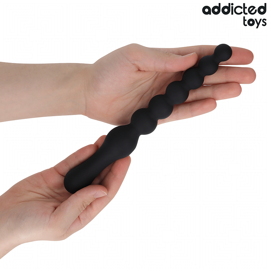 Addicted Toys-Doppel anal Massagegerät aus Silikon 24 cm · Sextoys (Bild 2)