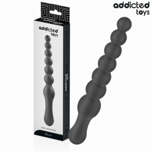 Addicted Toys-Doppel anal Massagegerät aus Silikon 24 cm · Sextoys (Bild 6)