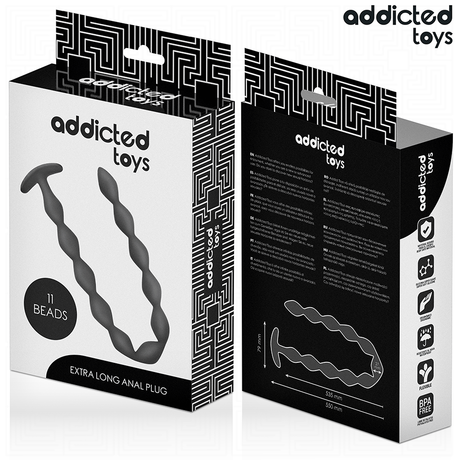 Addicted Toys-Analplug Extra Long Silikon · Sextoys (Bild 6)