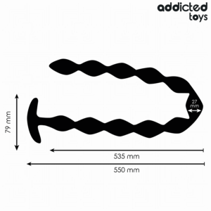 Addicted Toys-Analplug Extra Long Silikon · Sextoys (Bild 4)