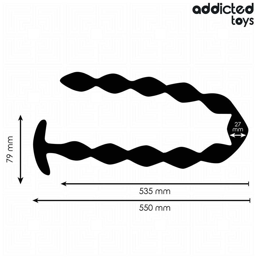 Addicted Toys-Analplug Extra Long Silikon · Sextoys (Bild 4)