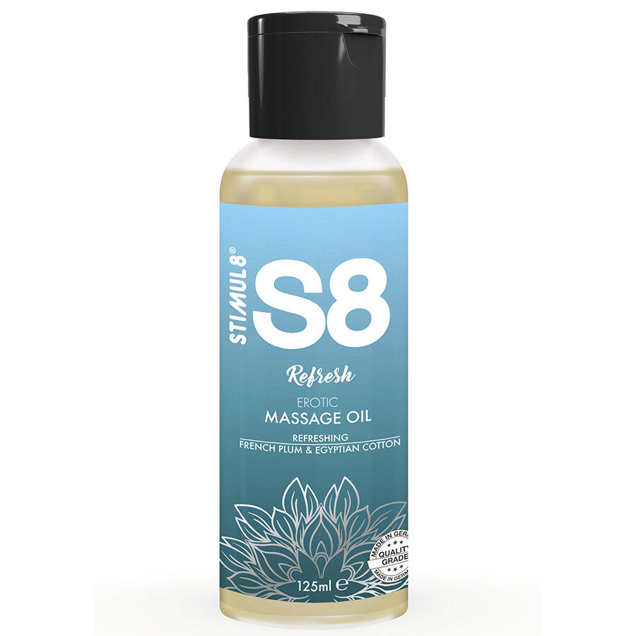 Stimul8-S8 Refresh Cotton Massageöl 125 ml · Kosmetika & Aphrodisiaka
