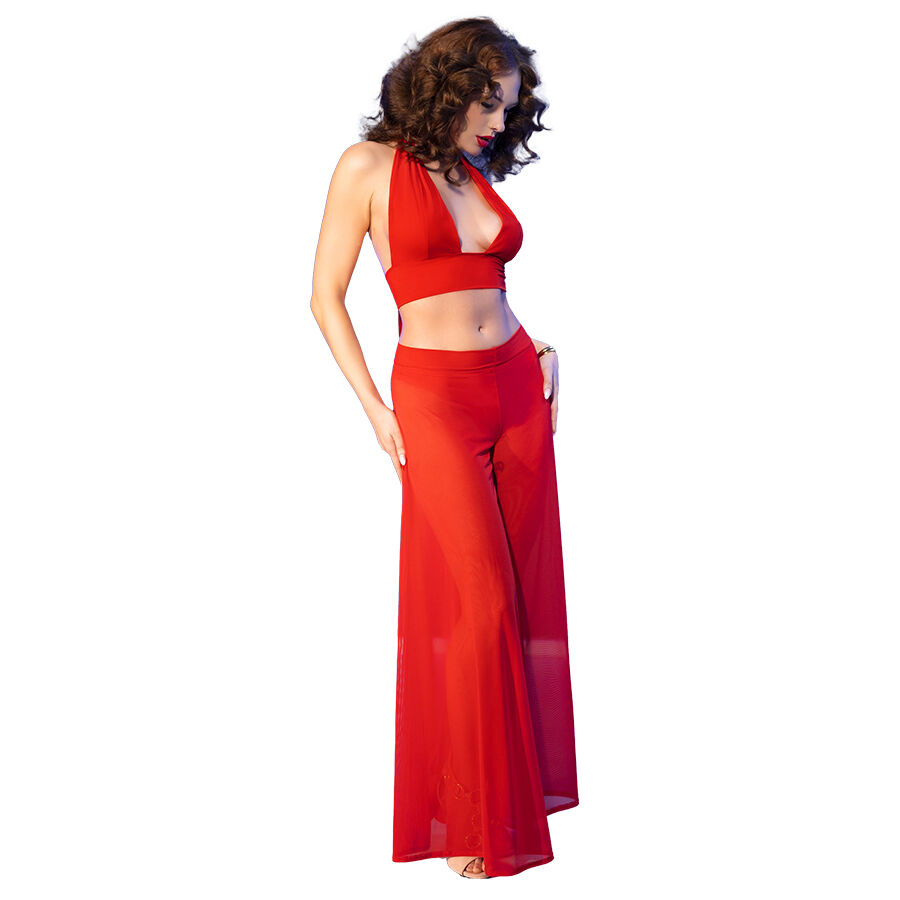 Chilirose-CR-4857 Top Rot und Hosen · Spicy Dessous & Bodystockings (Bild 5)