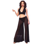 Chilirose-CR-4857 Top-Set und Schwarze Hosen · Spicy Dessous & Bodystockings