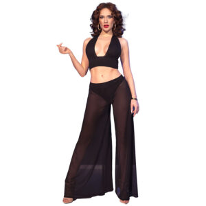 Chilirose-CR-4857 Set Top und Hose Schwarz