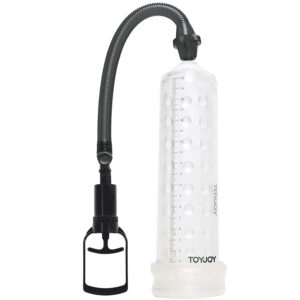 Toyjoy-Leistungsstarke Massagepumpe mit Penishülle Transparent-Silikon · Sextoys