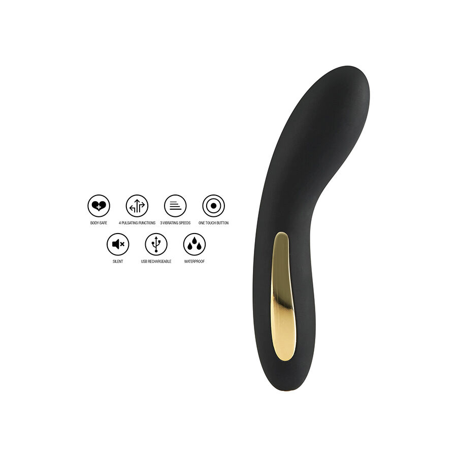 Toyjoy-Leuchten Light Vibrator Schwarz-Silikon, 7 Geschwindigkeiten · Vibratoren (Bild 3)