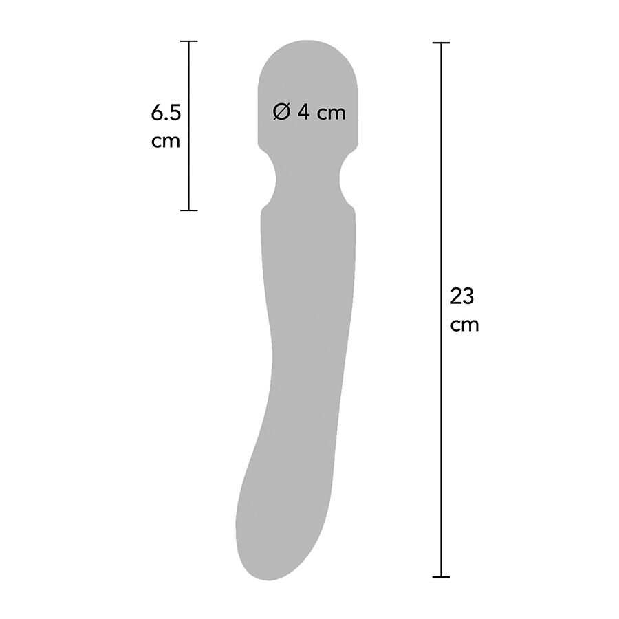 Toyjoy-Light Zenith Wand Massager Silikon, 12 Geschwindigkeiten · Vibratoren (Bild 3)