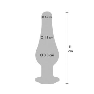 Toyjoy-Anal Play Twilight Bum Juwel Analplug Mittel-Metal · Sextoys (Bild 2)