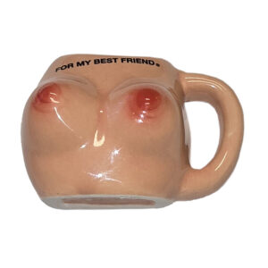 Diablo Picante-Keramikmagnet in Brustform, Dekorative Tasse