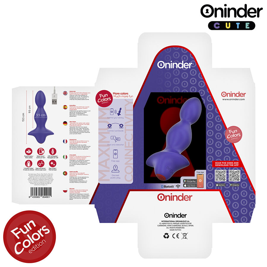 Oninder Cute-Love Butt Analplug Vibrant Dilatator – Anwendung · Sextoys (Bild 6)
