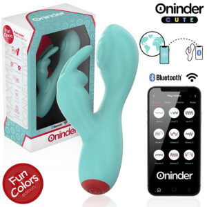 Oninder Cute-Love Bunny G-Punkt- und Klitoris-Vibrator - Free