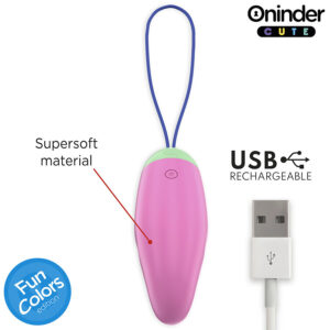 Oninder Cute-Love Pleasure 360° Rotierendes Ei in Silikon · Vibratoren (Bild 6)