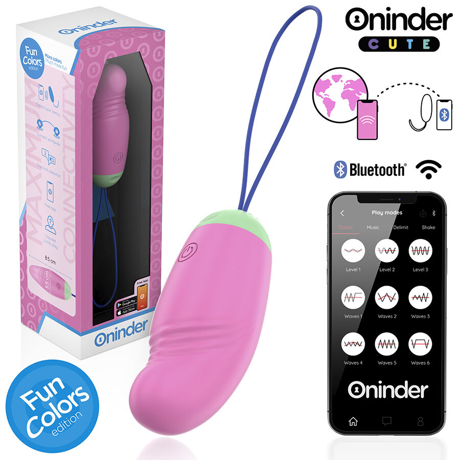 Oninder Cute-Love Pleasure 360° Rotierendes Ei in Silikon · Vibratoren (Bild 2)