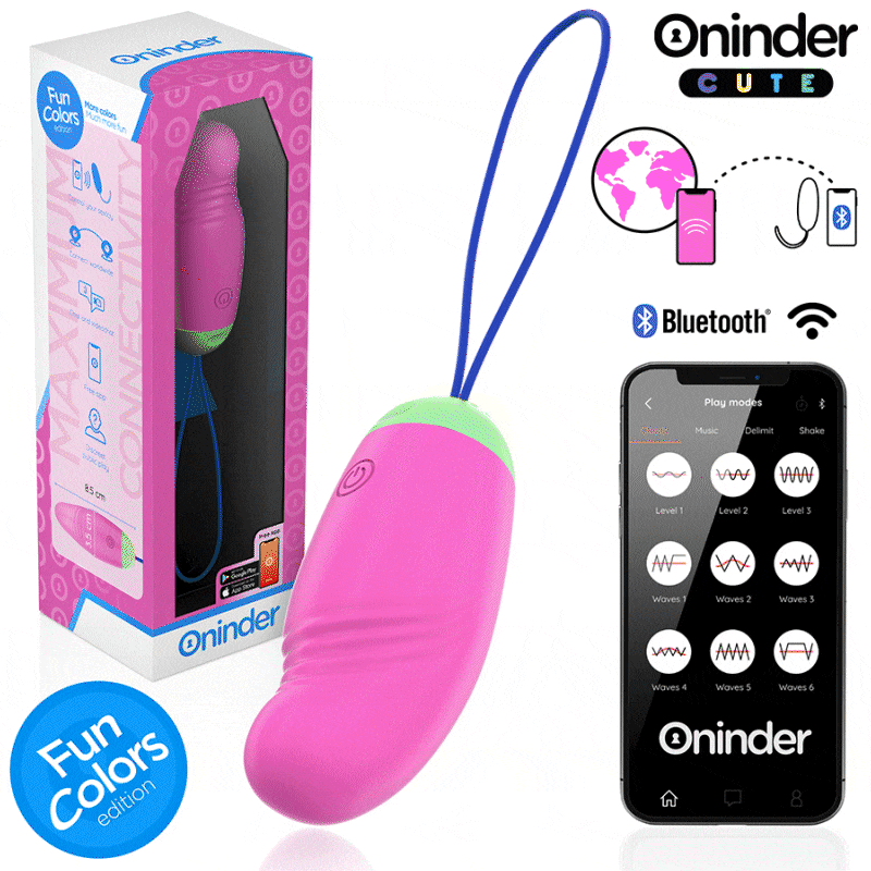 Oninder Cute-Love Pleasure 360° Rotierendes Ei in Silikon · Vibratoren (Bild 9)