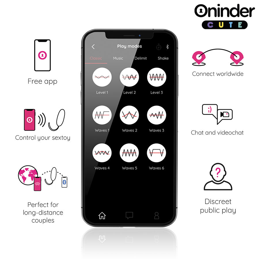 Oninder Cute-Love Pleasure O Vibrator Vibro-wave Tapping · Vibratoren (Bild 6)