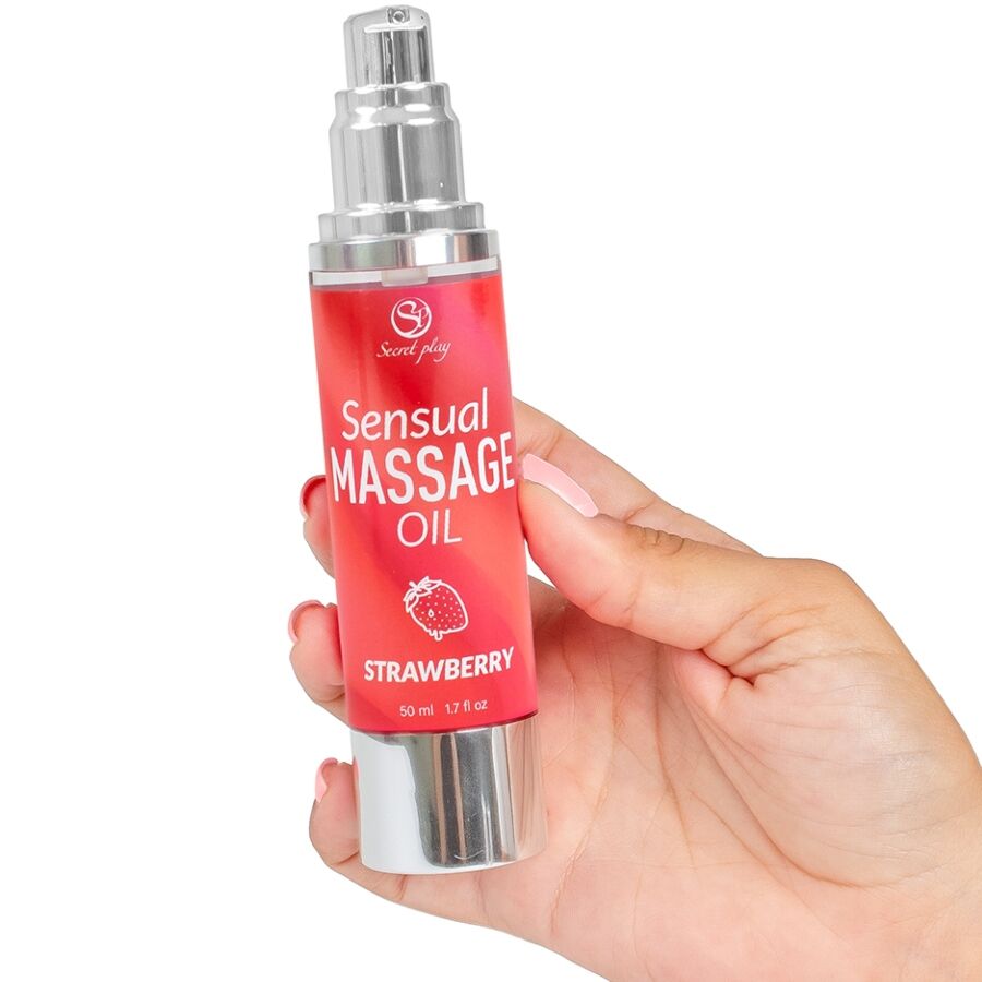 Secretplay Cosmetic-Erdbeermassageöl · Kosmetika & Aphrodisiaka (Bild 2)